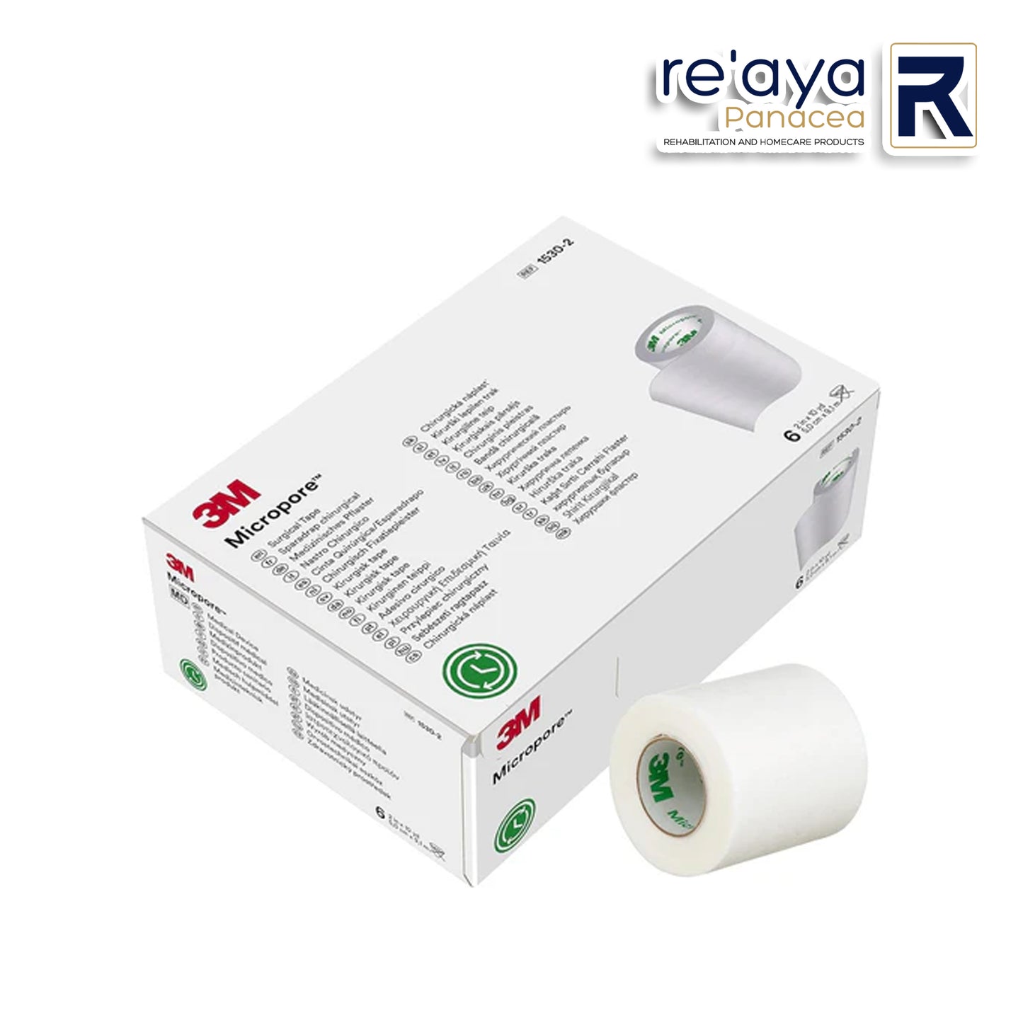 3M MICROPORE SURGICAL TAPE - HYPOALLERGENIC PAPER TAPE (1530 SERIES)