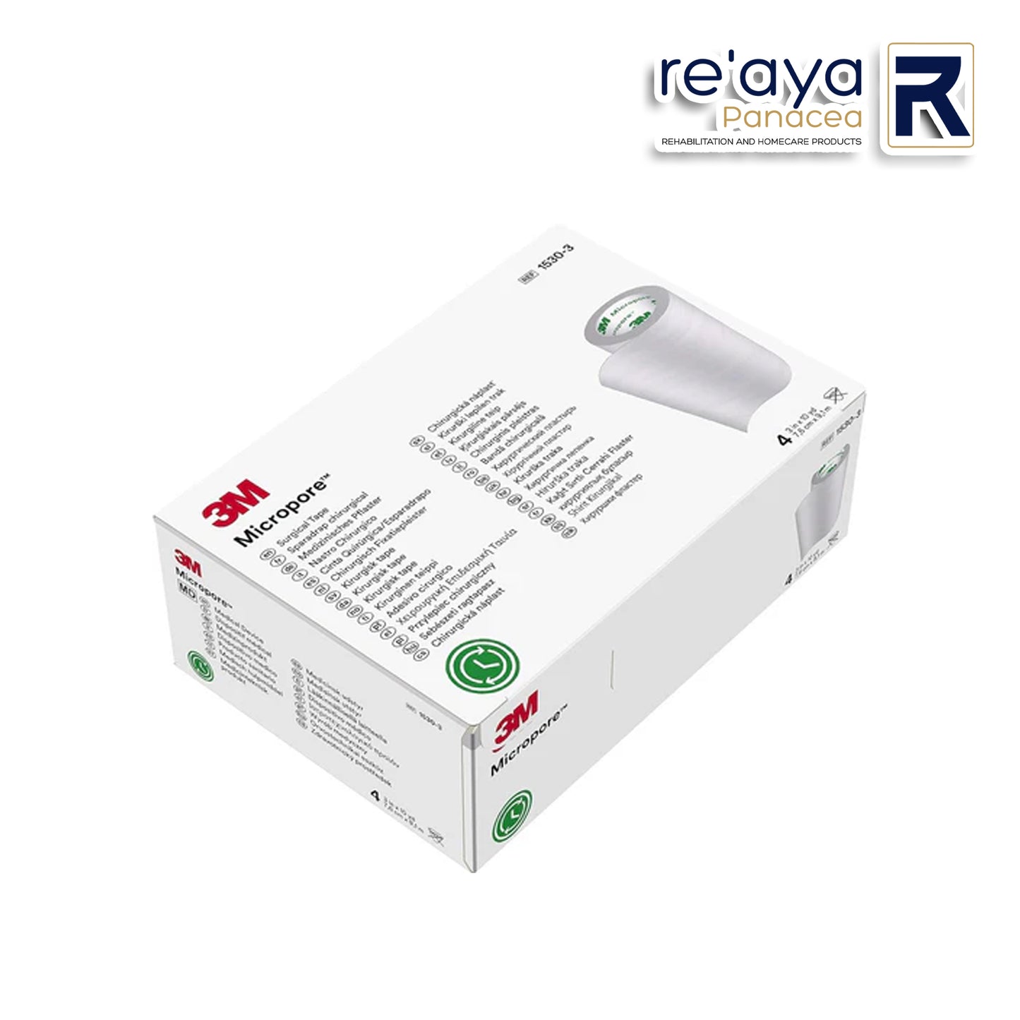 3M MICROPORE SURGICAL TAPE - HYPOALLERGENIC PAPER TAPE (1530 SERIES)