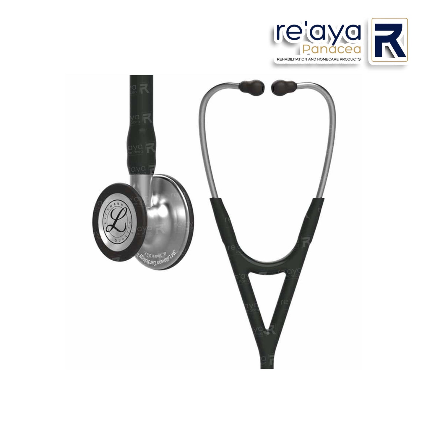 3M LITTMANN STETHOSCOPE CLASSIC III BLACK TUBE WITH STANDARD FINISH-5620