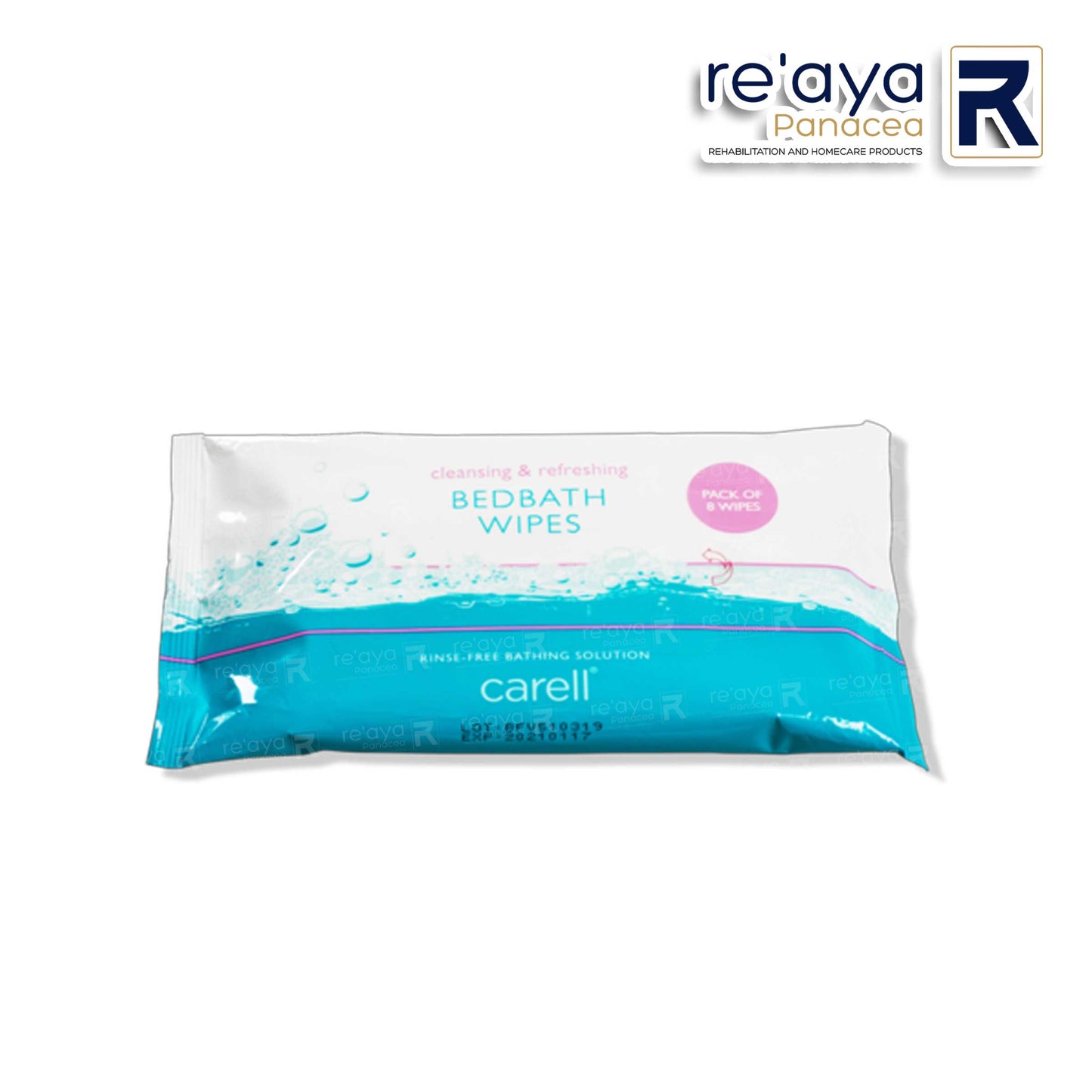 CARELL BED BATH WIPES PACK OF 8