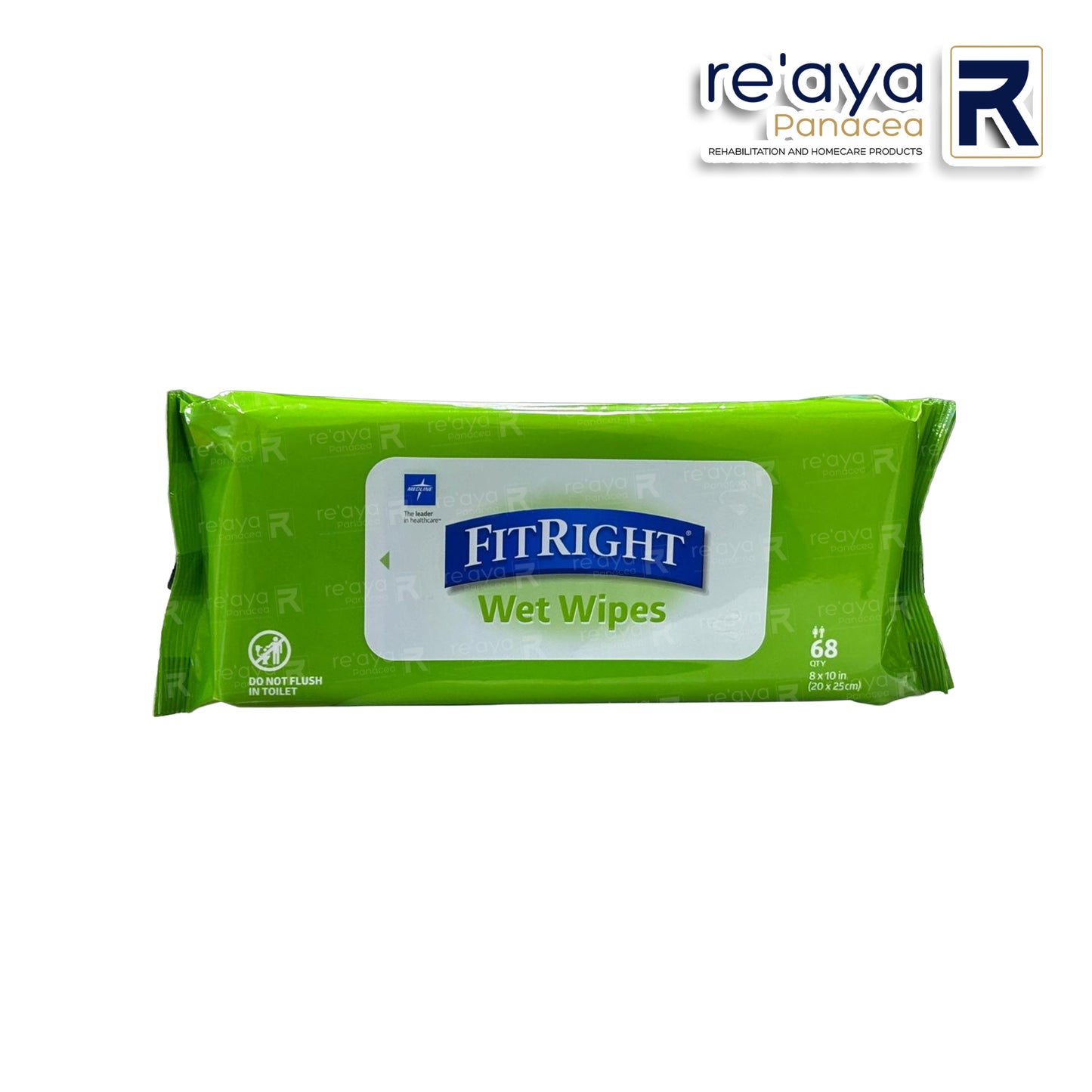 FITRIGHT WIPES (ALOE), 68/PK