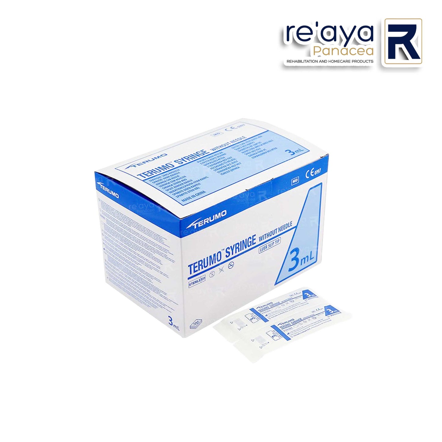 TERUMO 3ml SYRINGE. WITHOUT NEEDLE, 100'S/PACK