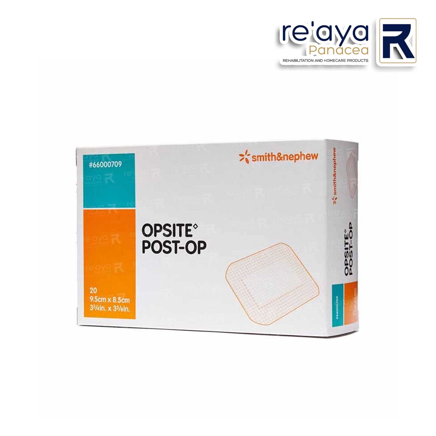 WOUND DRESSING OPSITE POST-OP DRESSINGS, 9.5cm x 8.5cm