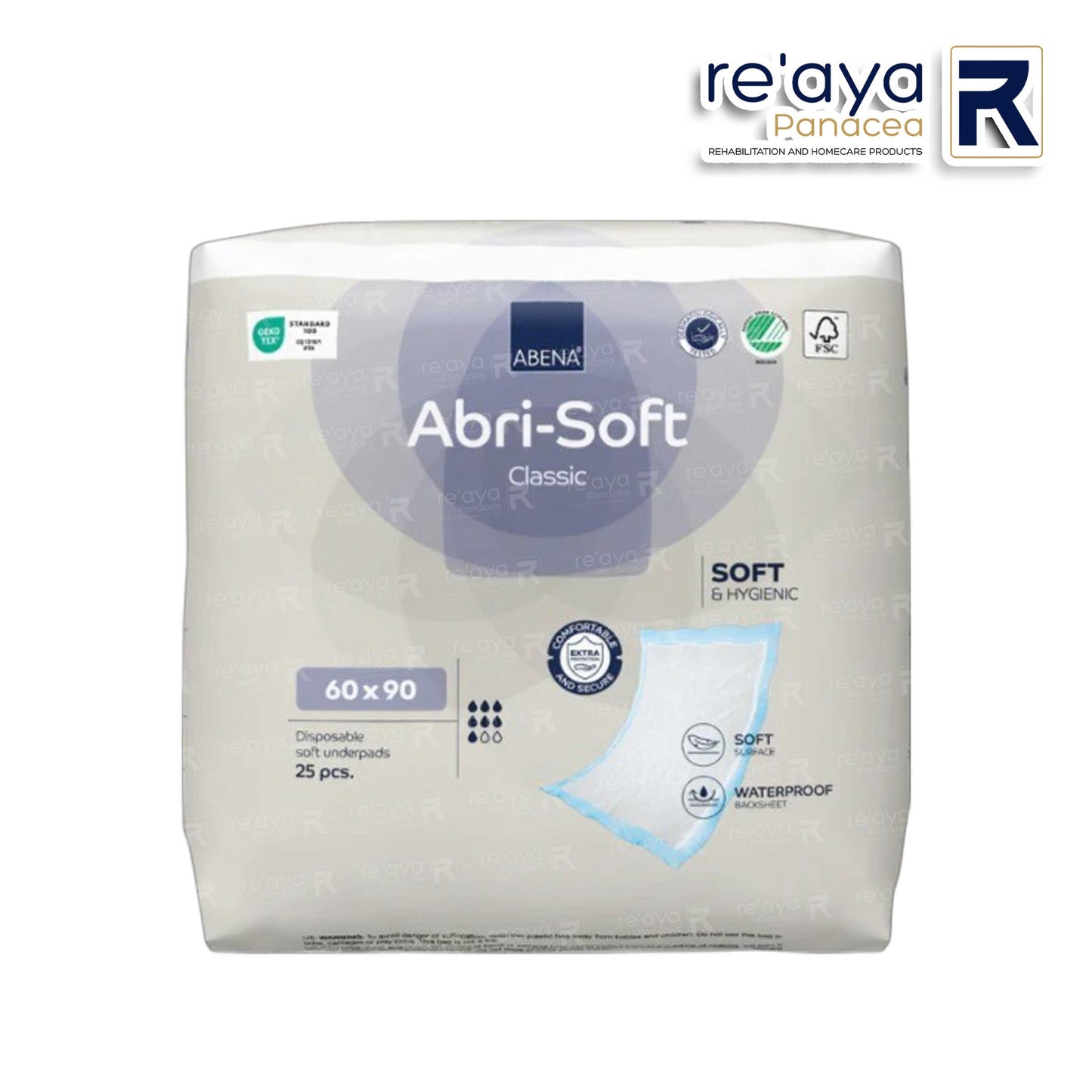 ABENA ABRI-SOFT CLASSIC UNDERPADS | 60x90cm, PACK OF 25