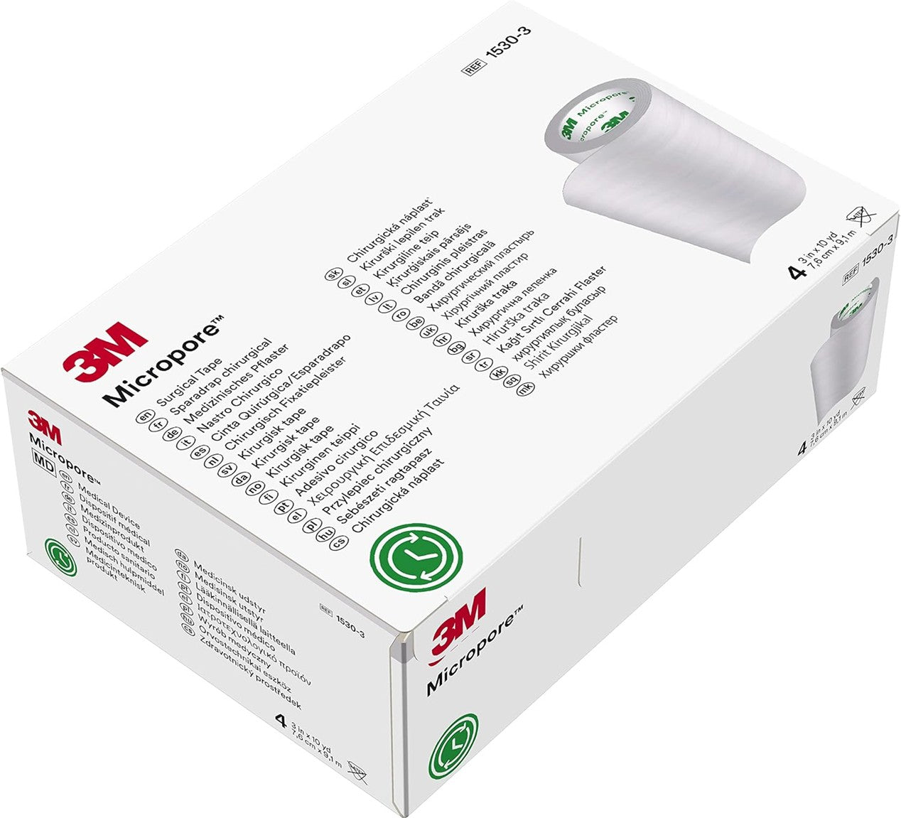 3M MICROPORE SURGICAL TAPE - HYPOALLERGENIC PAPER TAPE (1530 SERIES)