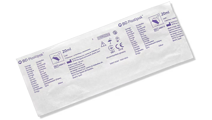 BD PLASTIPAK 300613 - 20ML LUER SLIP SYRINGE, 120'S/BOX