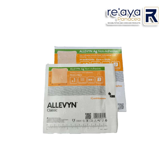 ALLEVYN Ag NON-ADHESIVE FOAM DRESSING 10cm x 10cm - PACK of 10