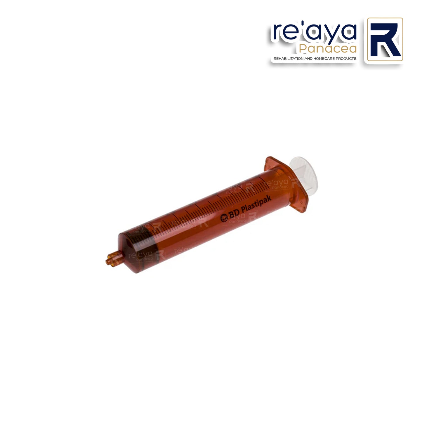 BD PLASTIPAK 300869 - 50ML LUER LOK SYRINGE (AMBER), 60'S/BOX