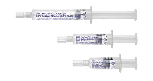 BD POSIFLUSH XS (EXTERNALLY STERILE) PRE-FILLED SYRINGES