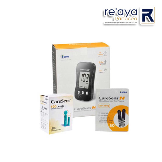 CARESENS™ N (BLOOD GLUCOSE MONITORING SYSTEM) WITH TEST STRIPS AND LANCETS
