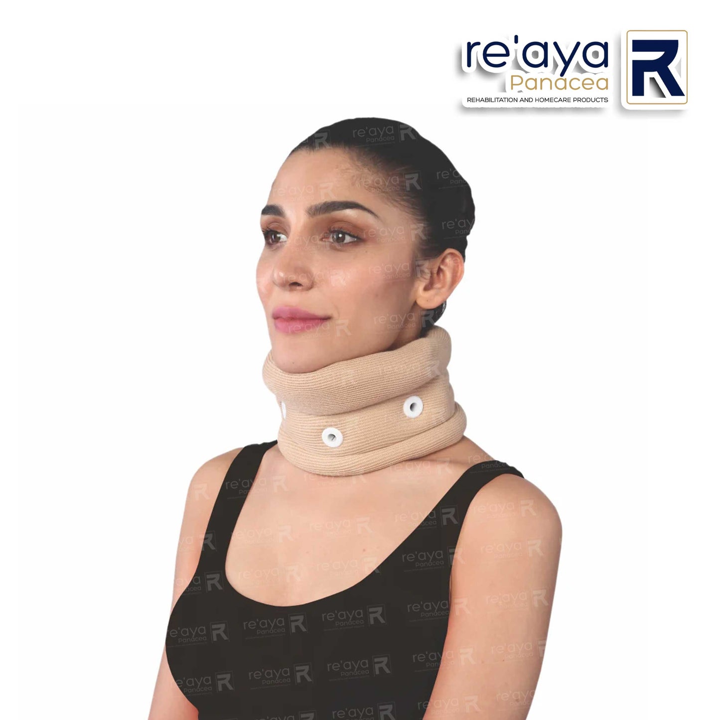 CERVICAL COLLAR WITH CHIN SUPPORT REGULAR (0301A)