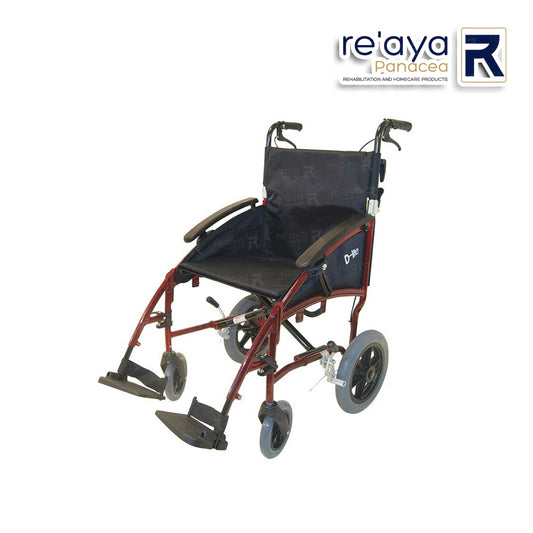 DRIVE DEVILBISS TRANSPORT WHEELCHAIR D-LITE 12.5" WHEELS