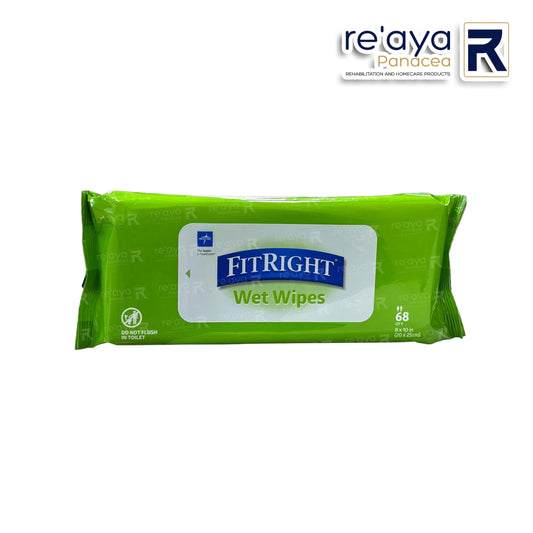 FITRIGHT WIPES (ALOE), 68/PK