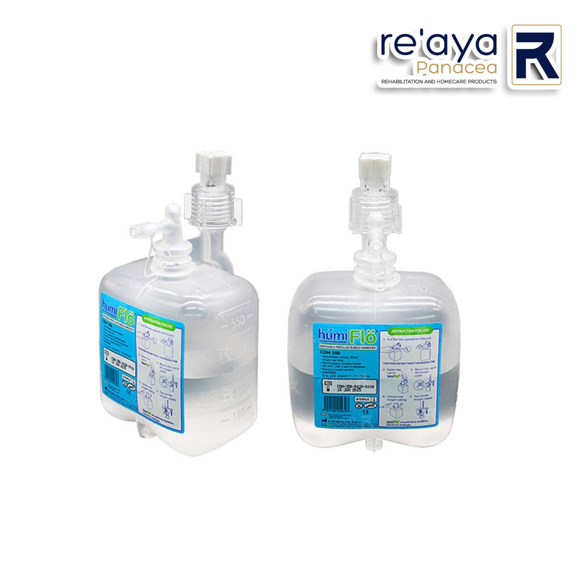 Humiflo HUMIFLO DISPOSABLE PRE-FILLED BUBBLE HUMIDIFIER – Reaya