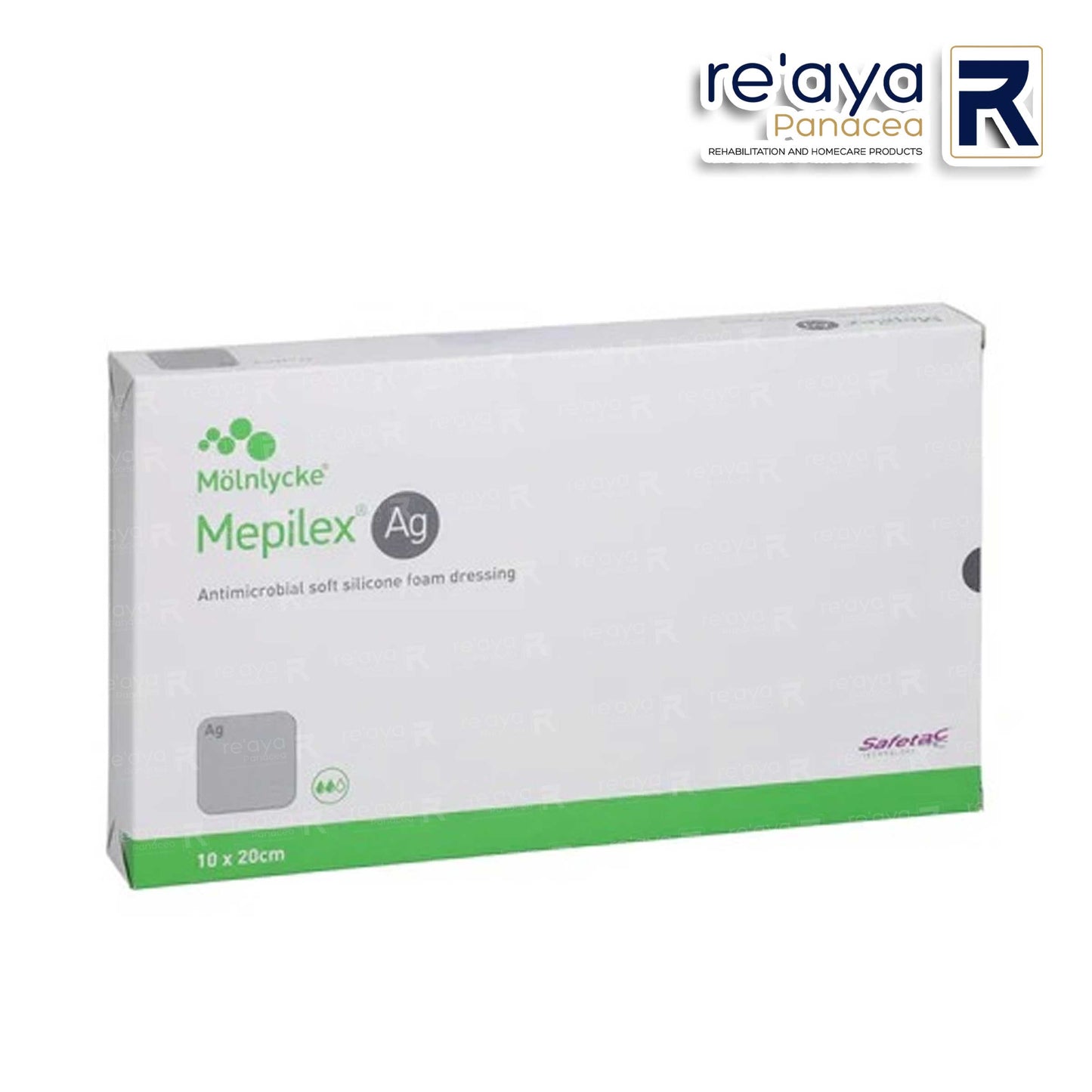 MEPILEX BORDER AG - ANTIMICROBIAL FOAM DRESSING