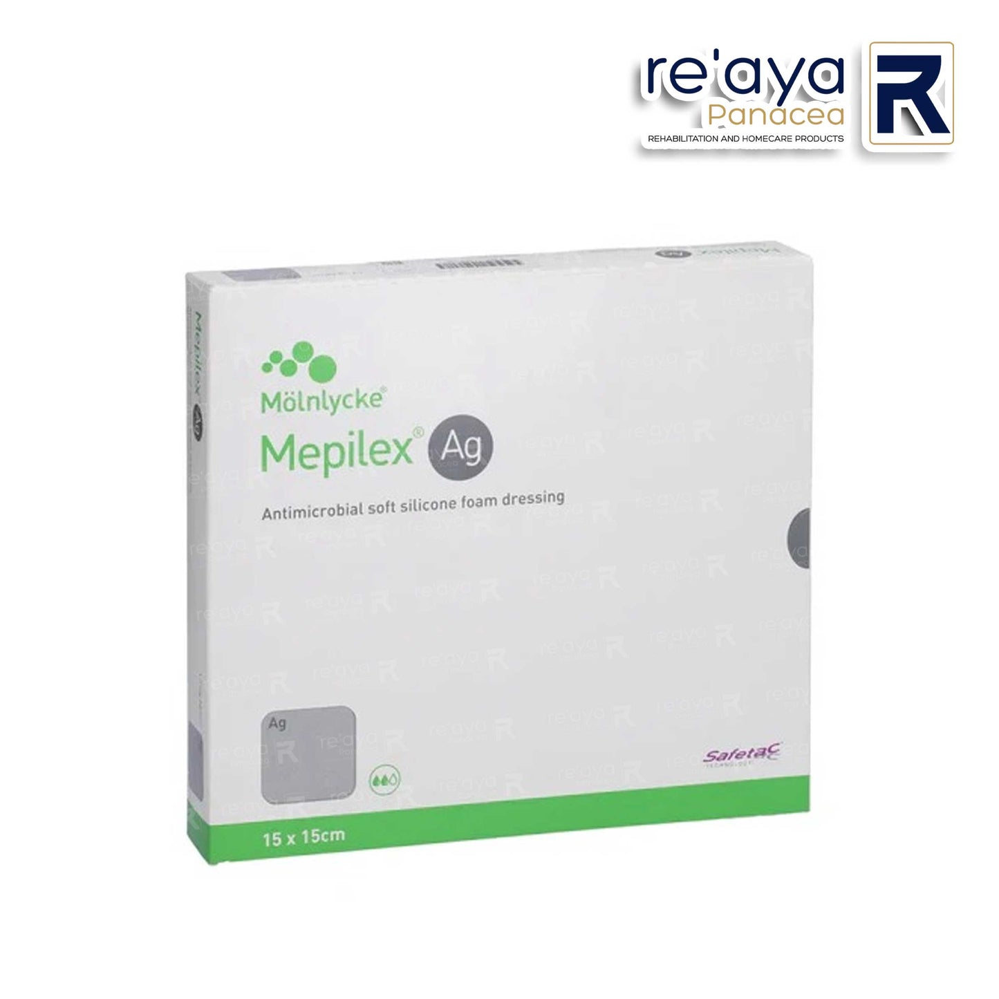 MEPILEX BORDER AG - ANTIMICROBIAL FOAM DRESSING