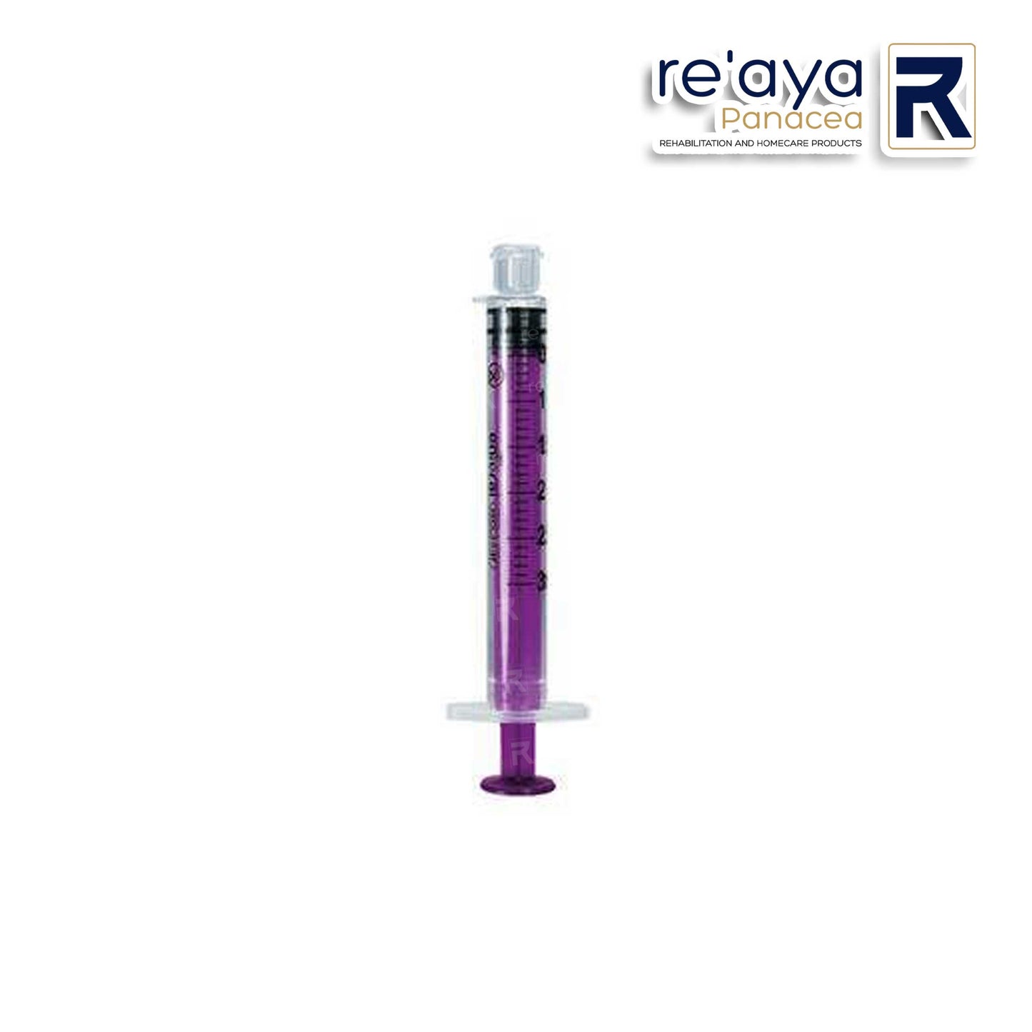 SYR-03S ENTERAL SYRINGE PURPLE, 3ml, SINGLE USE, LOW DOSE TIP WITH ENFIT CONNECTOR, 100/CASE