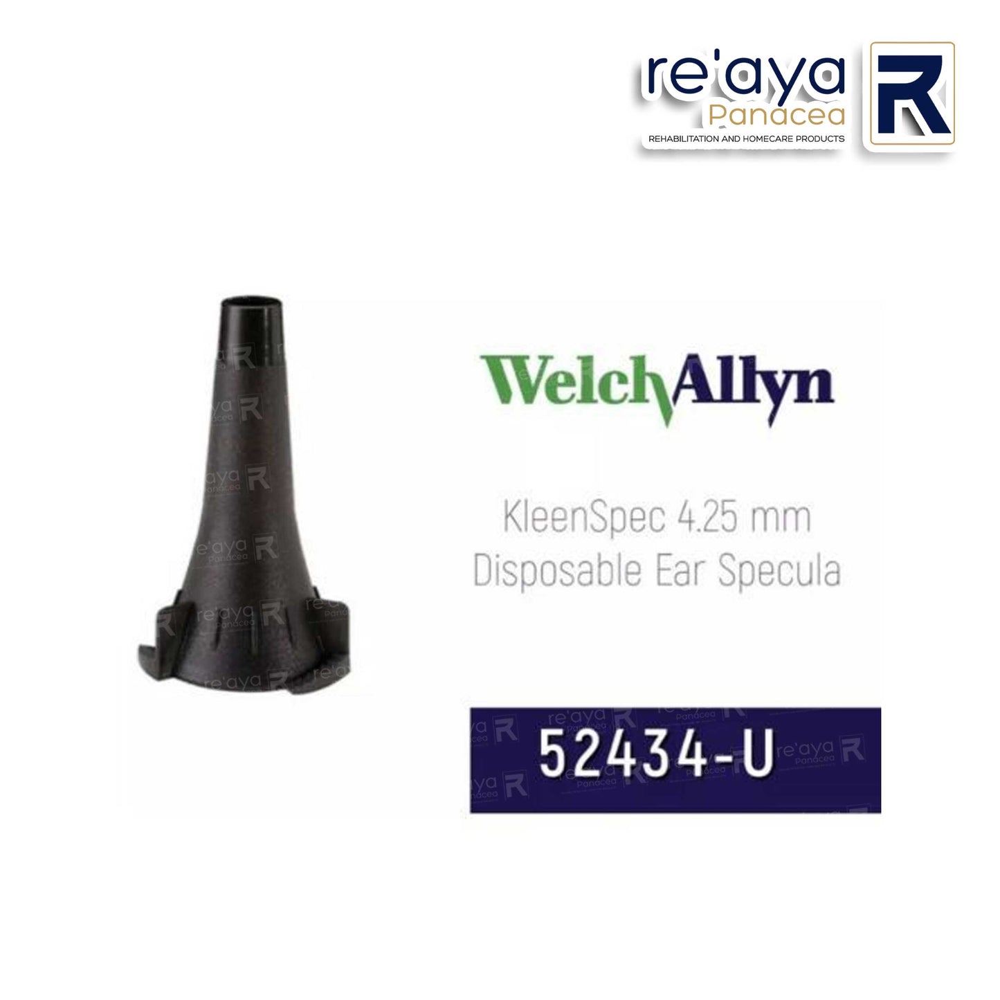 WELCHALLYN 52434-U ADULT OTOSCOPE SPECULA 4.25 mm - SINGE USE