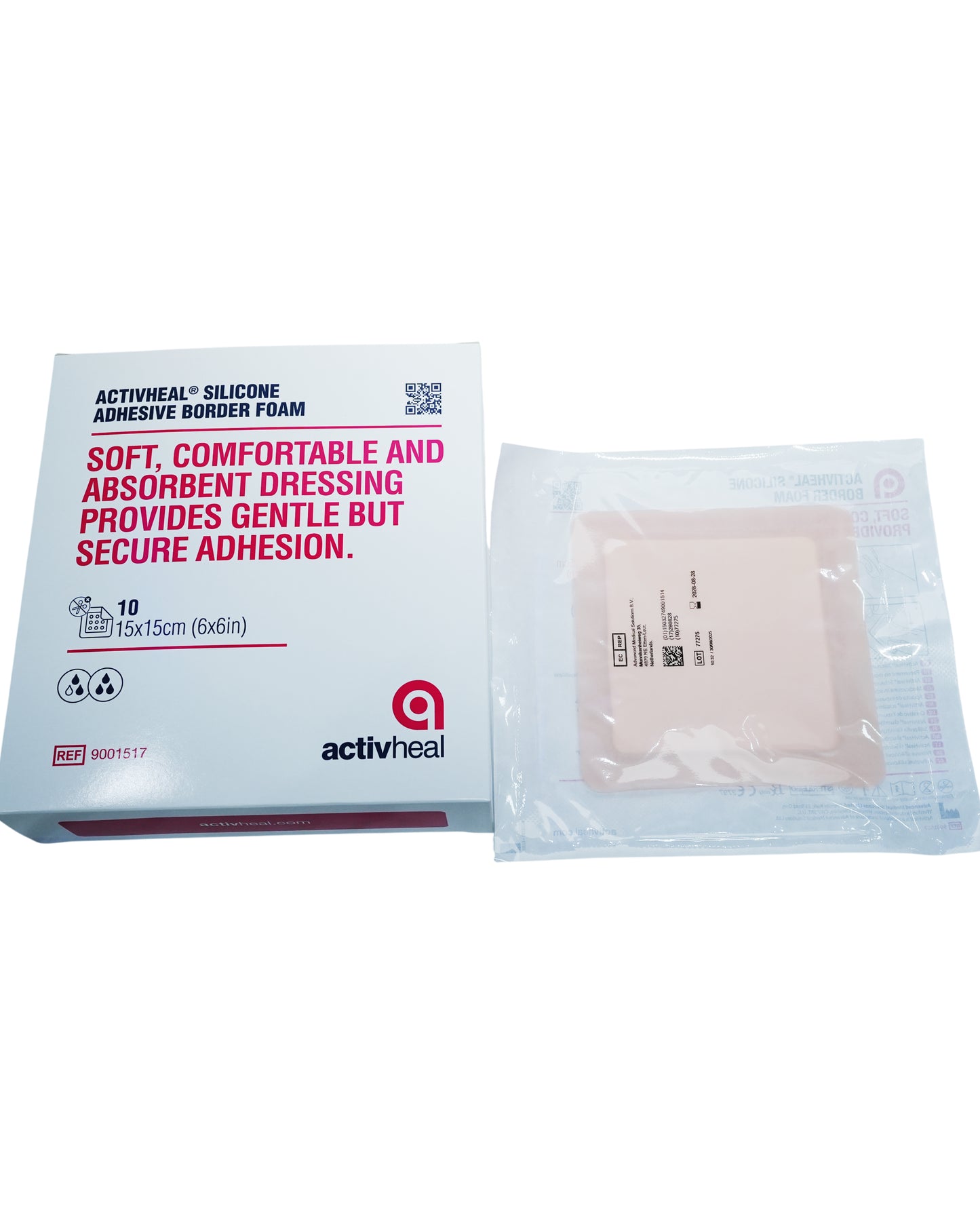 ACTIVHEAL SILICONE FOAM BORDER DRESSINGS