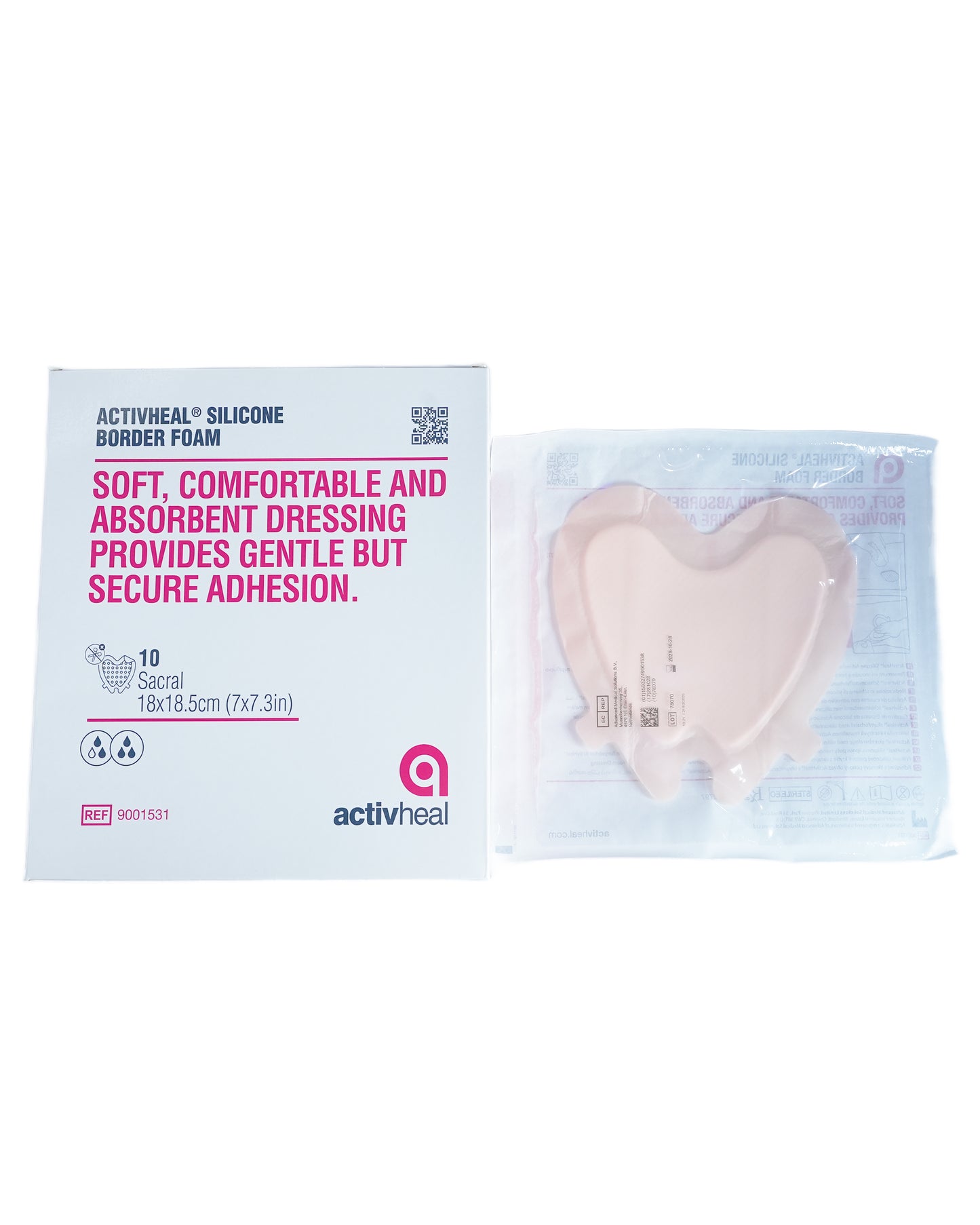 ACTIVHEAL SILICONE FOAM BORDER DRESSINGS