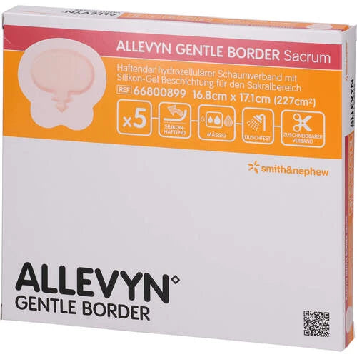 Allevyn Gentle Border Sacrum 16.8 Cm x 17.1 Cm 66800898