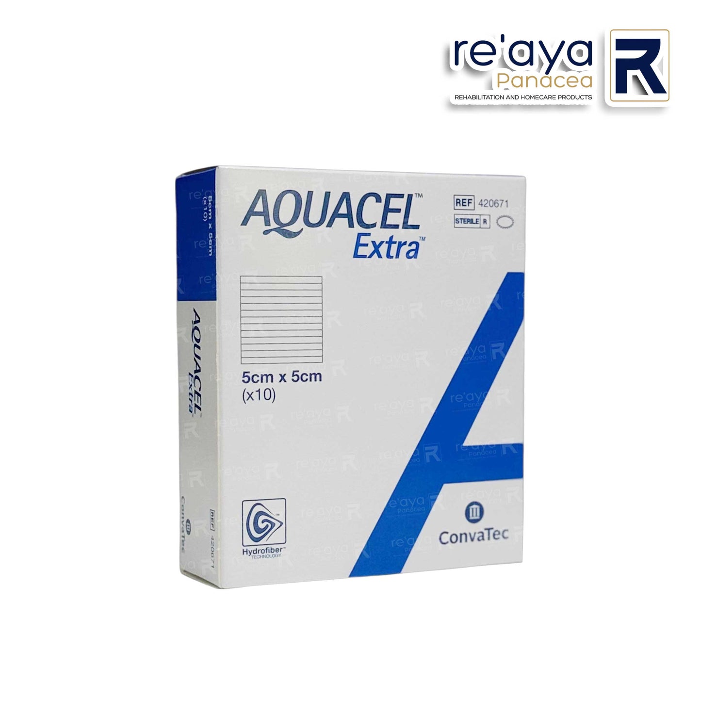 AQUACEL EXTRA HYDROFIBER DRESSING WITH STRENGTHENING FIBRE