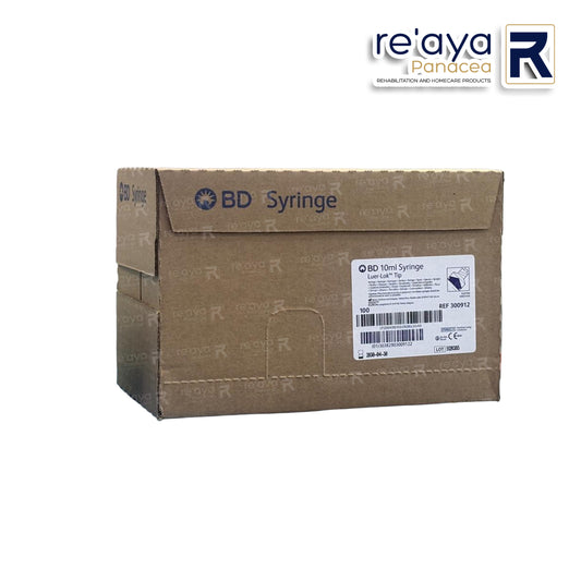BD 300912 - 10ML LUER LOK SYRINGE - CONCENTRIC WITH 0.2ML SCALE, 100'S/BOX