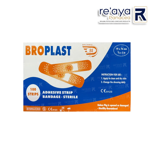 BROPLAST PLASTIC ADHESIVE BANDAGE (BAND-AID)