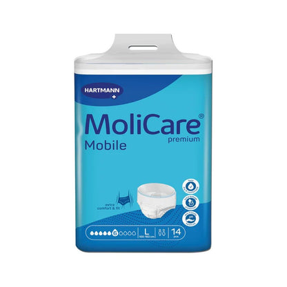 MOLICARE PREMIUM MOBILE PULL UP PANTS 6D, PACK OF 14