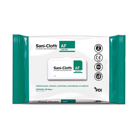 PDI SANI CLOTH ALCOHOL FREE UNIVERSAL SURFACE DISINFECTANT WIPE 200/PK