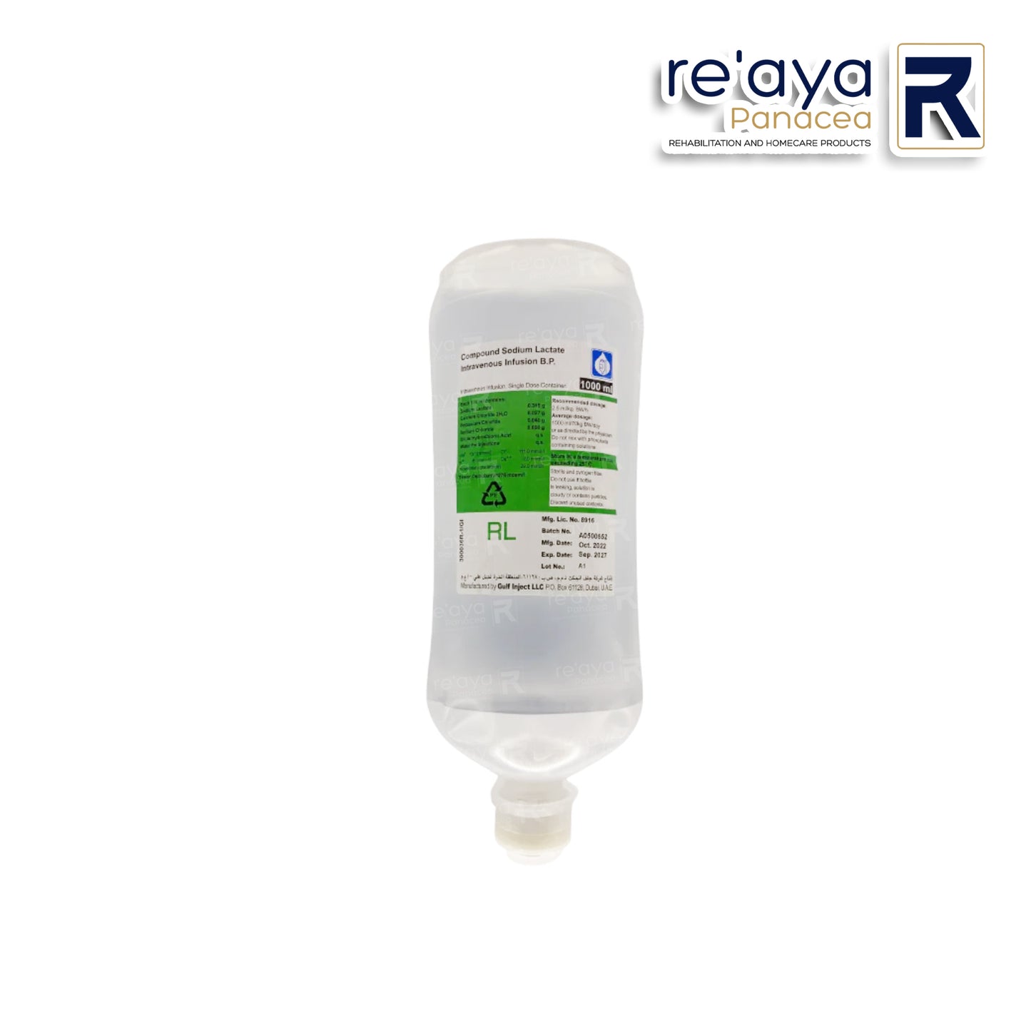 Ringer's Lactate - 1000ml