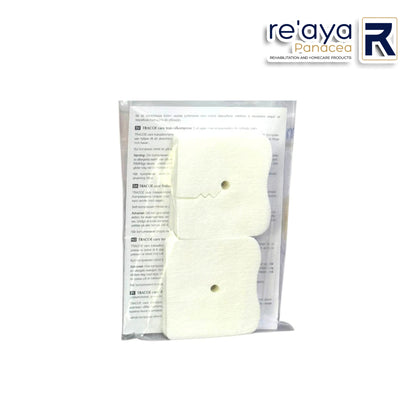 TRACOE CARE TRACHEAL COMPRESSES WITH ZIGZAG SLIT, 10/PK – REF 961