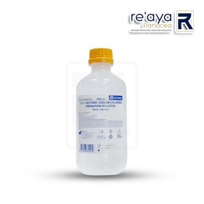 Polifarma 0.9% Isotonic Sodium Chloride Irrigation Solution 1000ml bottle - Available at Re'aya Panacea