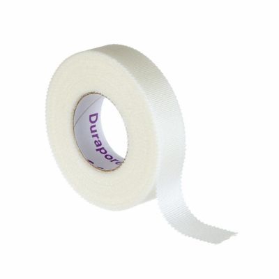 3M Durapore Surgical Tape (1538-0) – 1.25cm x 9.1m, 24 Rolls/Box