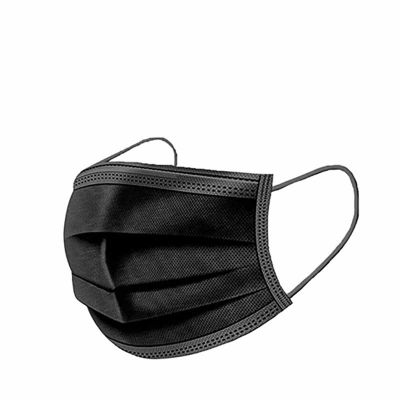 Black 3Ply FaceMask 