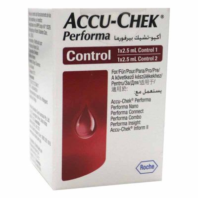 Glucose Test Solution  Accu check   Accu Check Control Solution for Glucose Test Meter