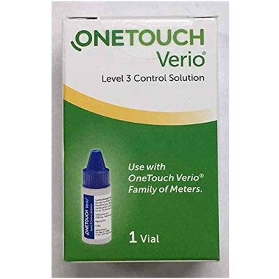 GlucoseTest Solution  One Touch  Verio Control Solution
