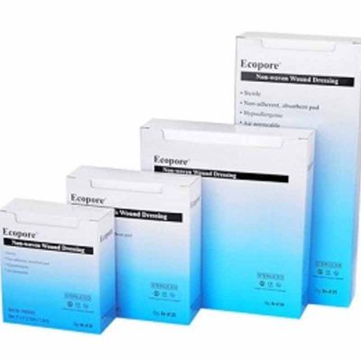 Wound Dressing  Ecopore  Non Woven Wound Dressing 10cm x 10cm