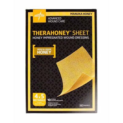 Wound Dressing  Medline TheraHoney Sheet , 10.2 x 12.7cm