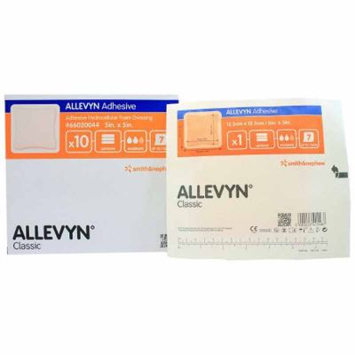 ALLEVYN ADHESIVE Foam Dressing 12.5cm x 12.5cm - Pack of 10