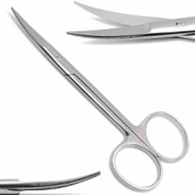 Surgical Instruments  Iris Scissor (Curved), 4.5 Inch