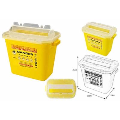 Sharps Disposable Container with foot pedal