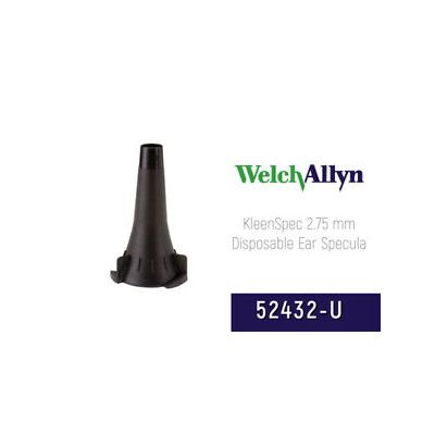 WELCHALLYN 52432-U PEDIATRIC OTOSCOPE SPECULA 2.75 mm - SINGE USE