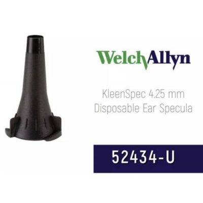 WELCHALLYN 52434-U ADULT OTOSCOPE SPECULA 4.25 mm - SINGE USE