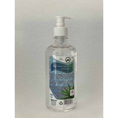 IQ Hand Sanitizer , scent free Hand Gel with 70% of alcohol , with moisturizer