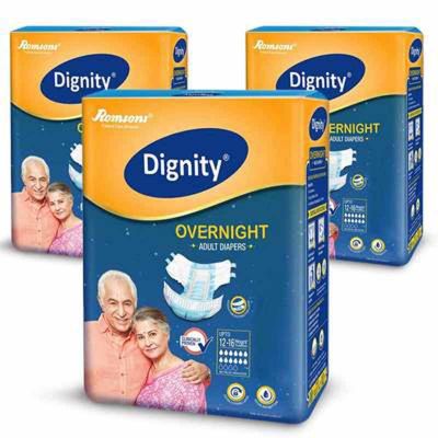 Romsons Dignity Overnight Adult  Diapers XL (1 Pack)