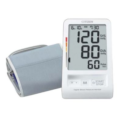 CH-456 Large display with Hypertension indicator, Convenient cuff storage