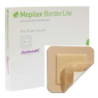 Mepilex Border Lite Foam Dressing 15cm x 15cm