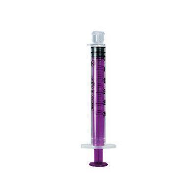 SYR-03S Enteral syringe. Purple ,3ml, single use, low dose tip with ENFit connector, 100/Case