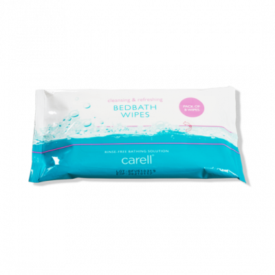 CARELL BED BATH WIPES PACK OF 8